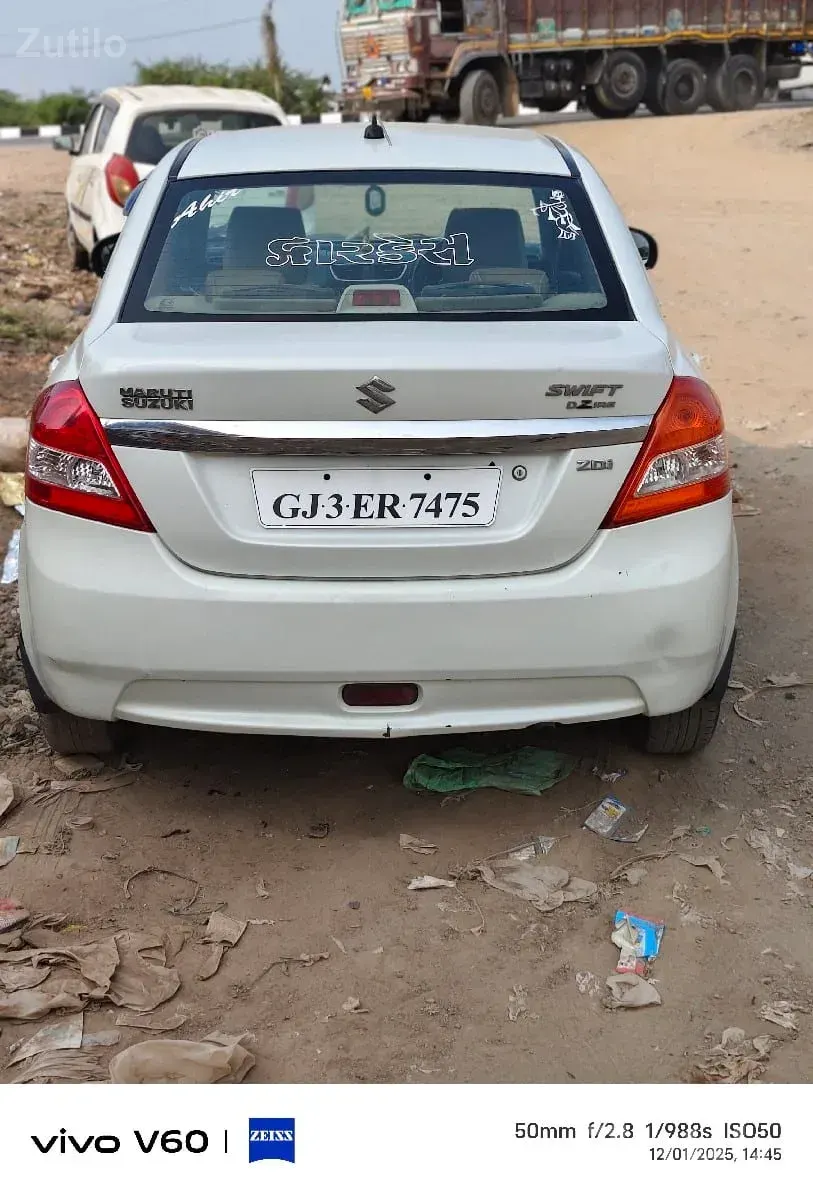 Swift Dzire ZDi Top Model White Diesel - Cars - Khambhalia - Image 3