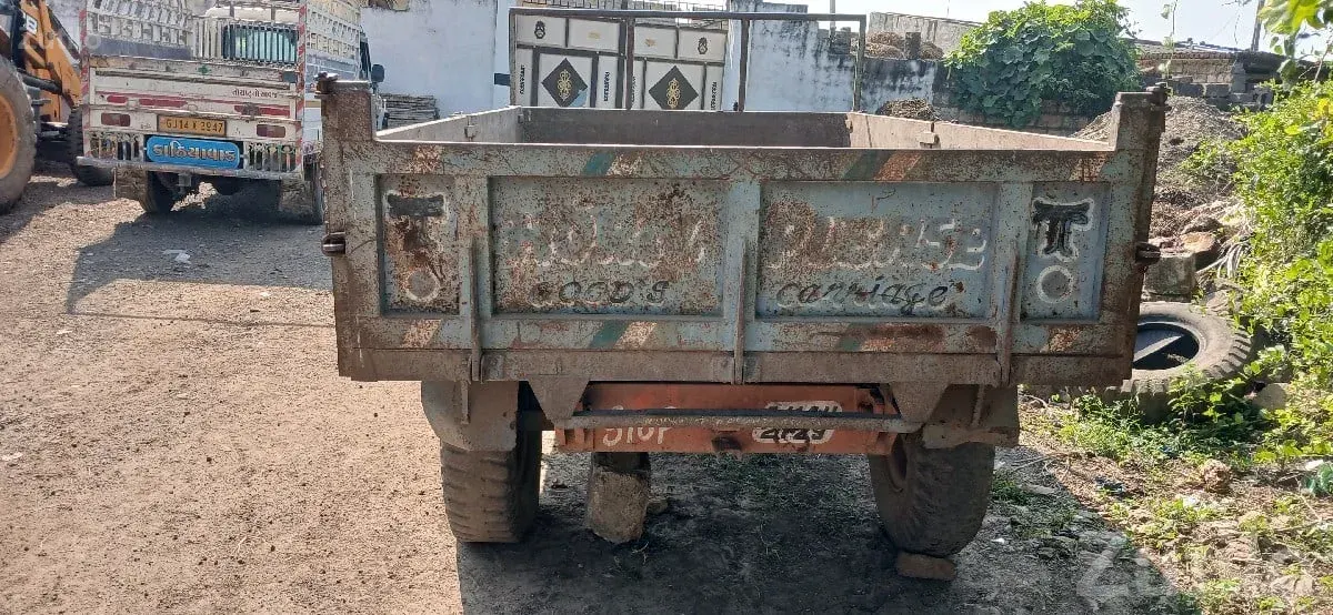 Used Heavy Duty Farm Trailer Lorry - બાંધકામના વાહનો - વિસાવદર - Image 2