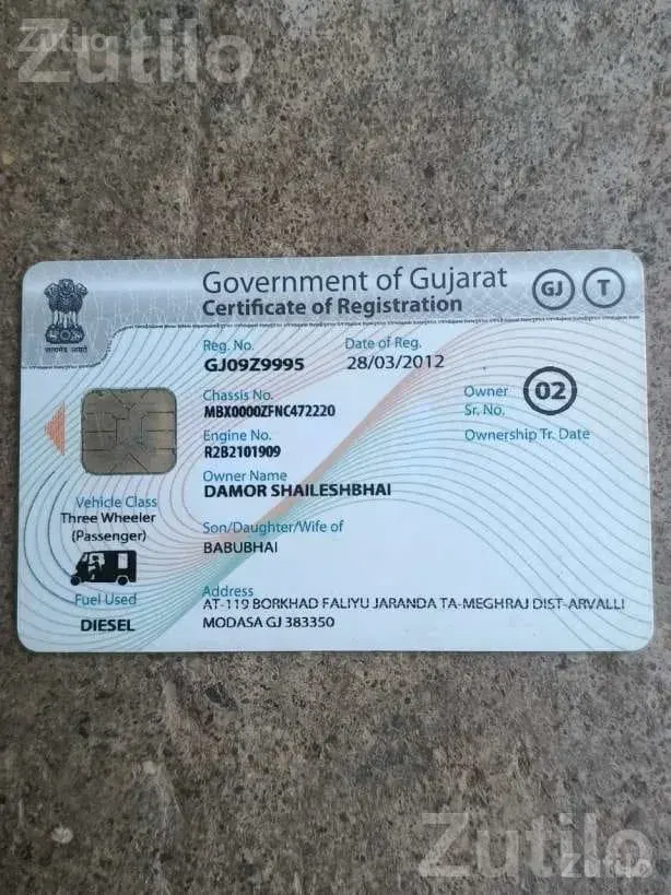 2012 Auto Rickshaw Second Owner - ઓટો રિક્ષા - મેઘરાજ - Image 2