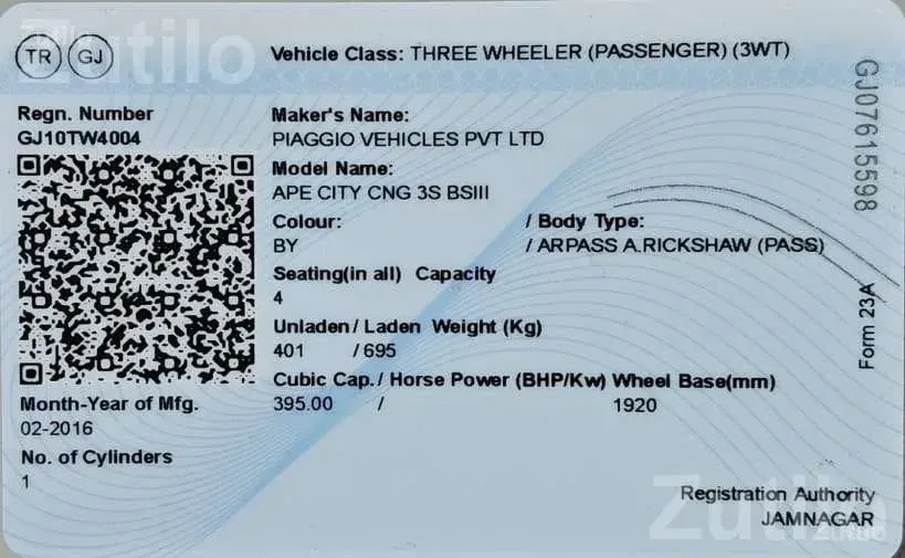 2016 Auto Rickshaw with All Documents - Auto Rickshaws - Jamjodhpur - Image 4
