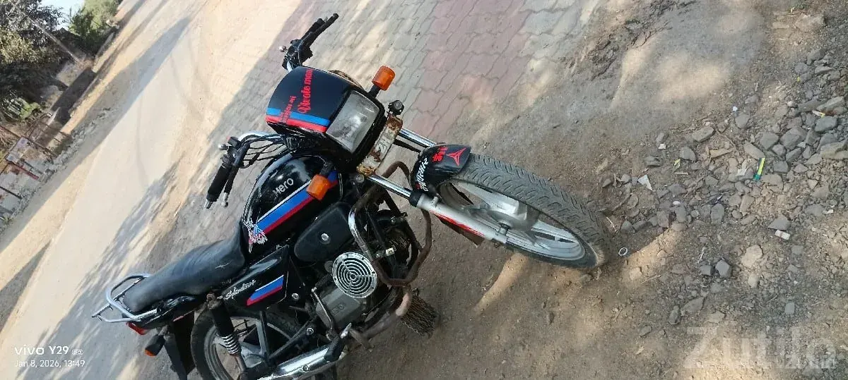Hero Splendor used bike black 2018 - બાઇક્સ - ભેસાણ - Image 3