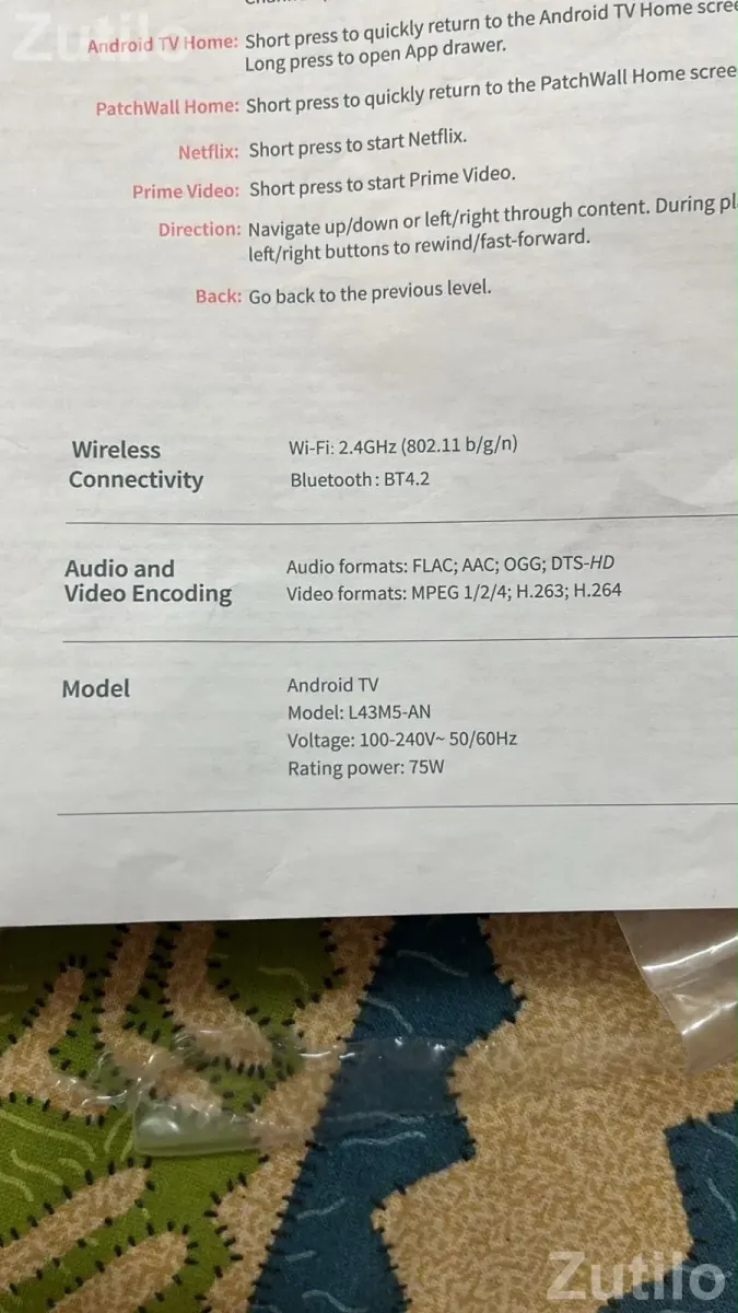 MI Android LED TV 43 Inch - ટીવી - અમદાવાદ શહેર - Image 2