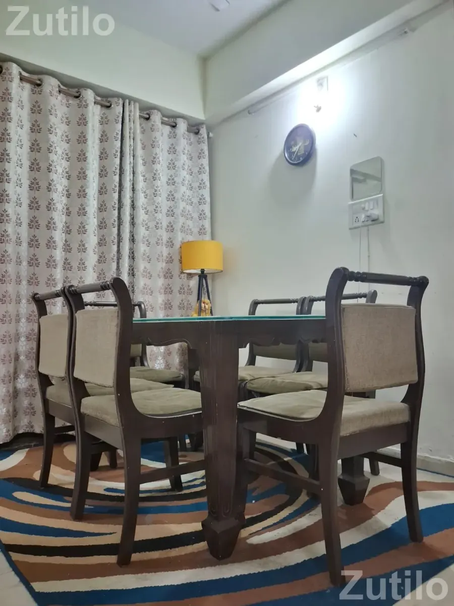 Dining Table 6 seater teak wood Glass Top - Dining Tables - Ahmedabad City - Image 3