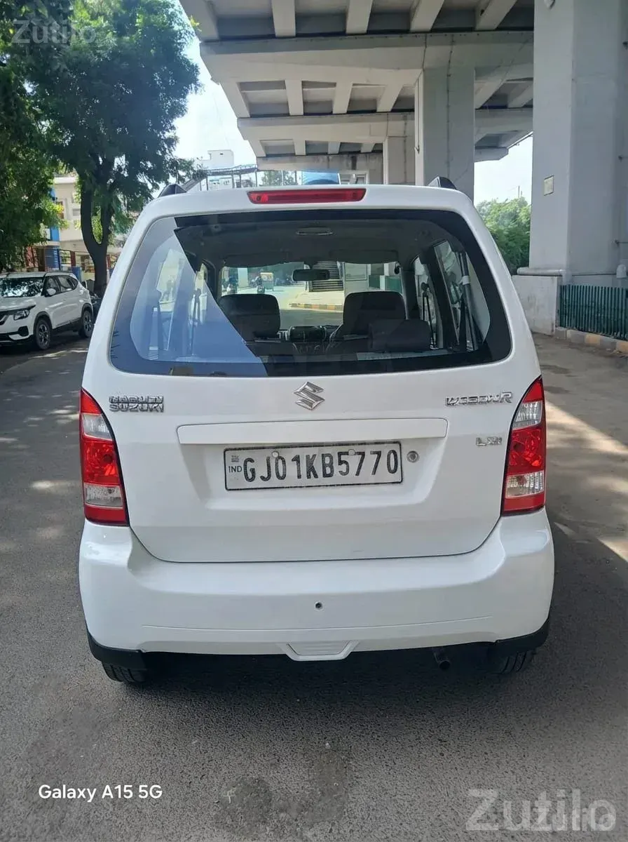 Maruti WagonR LXi CNG – White Family Car - Cars - Ahmedabad City - Image 3