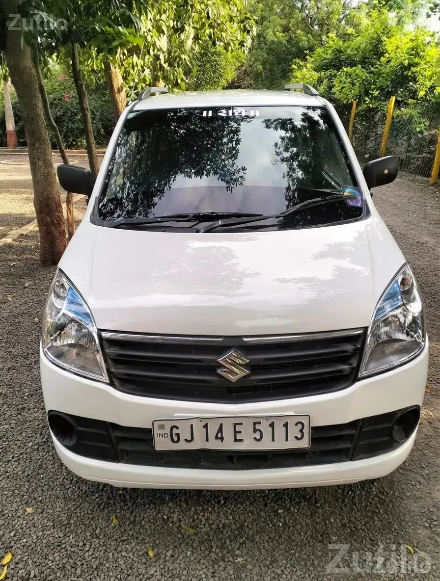 White Maruti WagonR with Alloy Wheels - Cars - Amreli City - Image 2