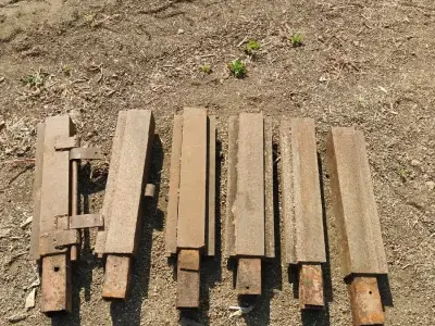 Trailer Side Support Bars Set of 6