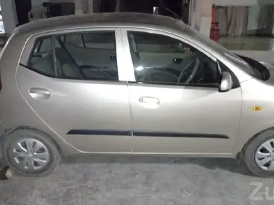 Beige Small Family Hatchback Car Beige Small Family Hatchback Car