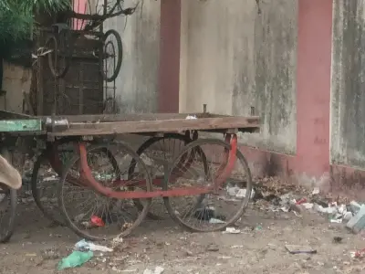 Wooden Hand Cart and Cabin for Sale Wooden Hand Cart and Cabin for Sale