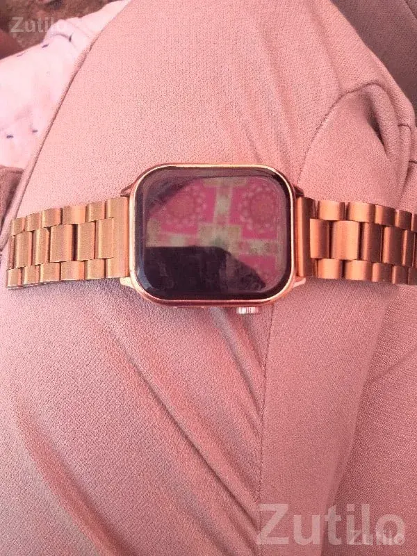 Gold Metal Strap Smart Watch - Smart Watches - Keshod - Image 3