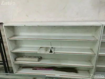 3 Wooden Showroom Display Shelf Set
