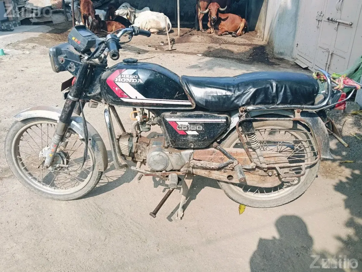 Hero Honda CD 100 Bike with RC Book - બાઇક્સ - ઉમરાળા - Image 3