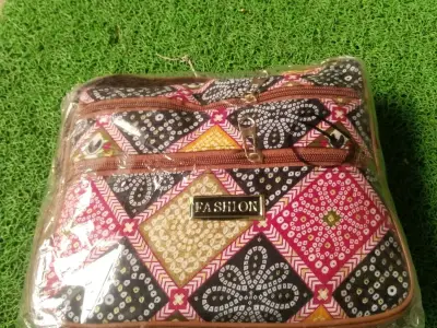 Printed Multi Zip Fashion Bag Printed Multi Zip Fashion Bag