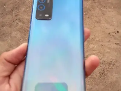 Blue Gradient Dual Camera Smartphone Blue Gradient Dual Camera Smartphone