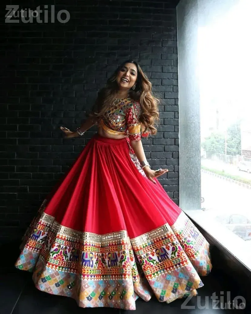 Women’s Chaniya Choli and Sharara Set - Ethnic Wear - Ahmedabad City - Image 5