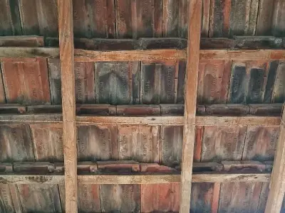 Old Wooden Varand Roof Structure for Sale Old Wooden Varand Roof Structure for Sale