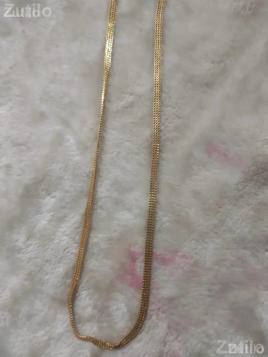 Gold Tone Brass Neck Chain - ફેશન ઍક્સેસરીઝ - સુરત શહેર - Image 2
