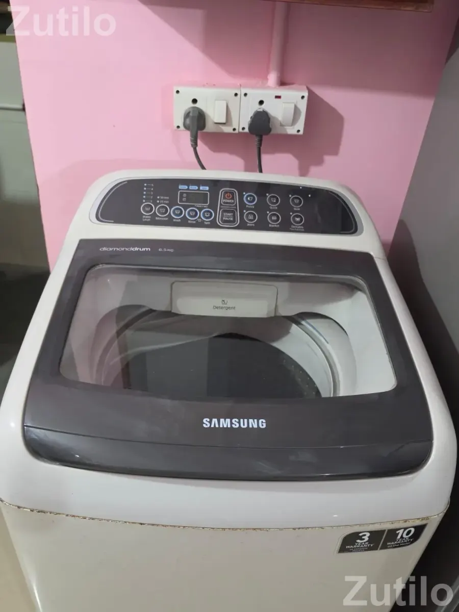 Only 18 months use samsung 6.2 kg washing Machine tip top condition urgent sell at Prabhatchok ahemdabad - વોશિંગ મશીનો - અમદાવાદ શહેર - Image 2