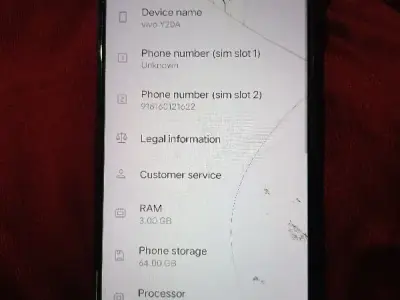 Vivo Y20A 3GB/64GB Dual SIM Phone