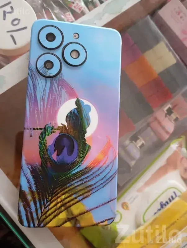 Stylish Smartphone With Krishna Back Cover - મોબાઇલ ફોન - કુટિયાણા - Image 2