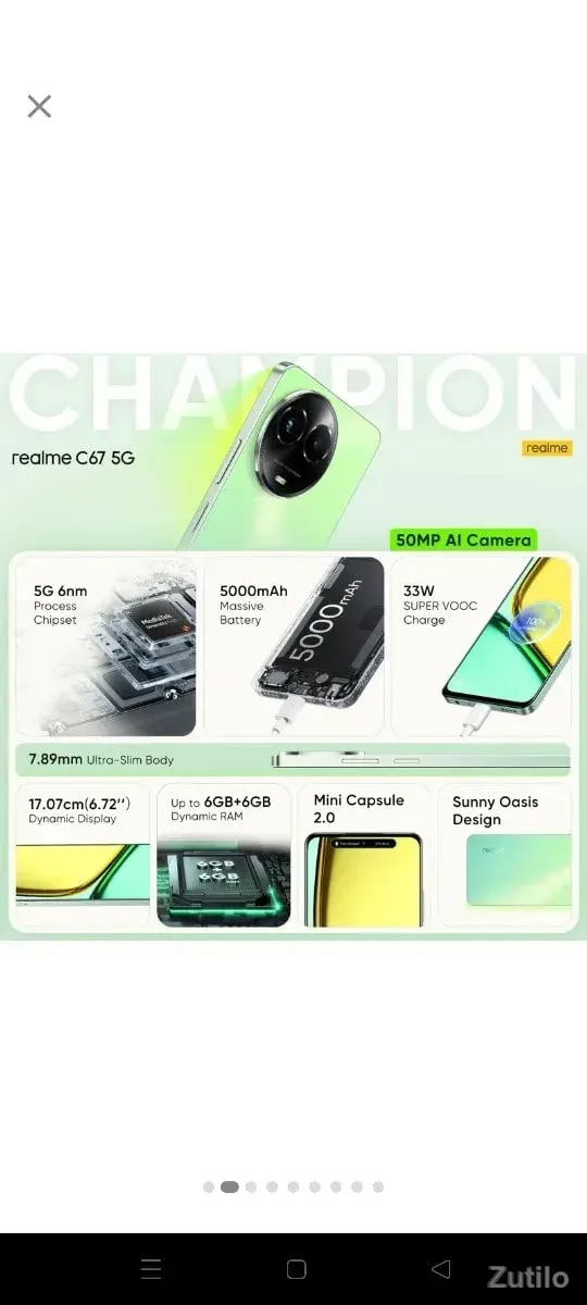Realme c67 - Mobile Phones - Jamnagar City - Image 2