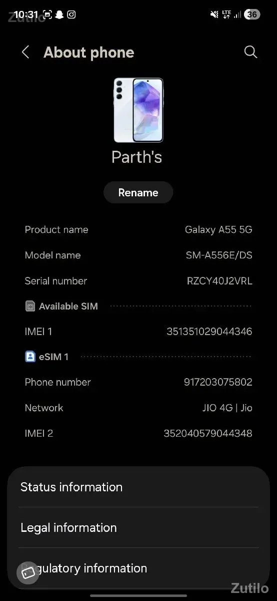 Samsung a55 5g - Mobile Phones - Somnath - Image 2