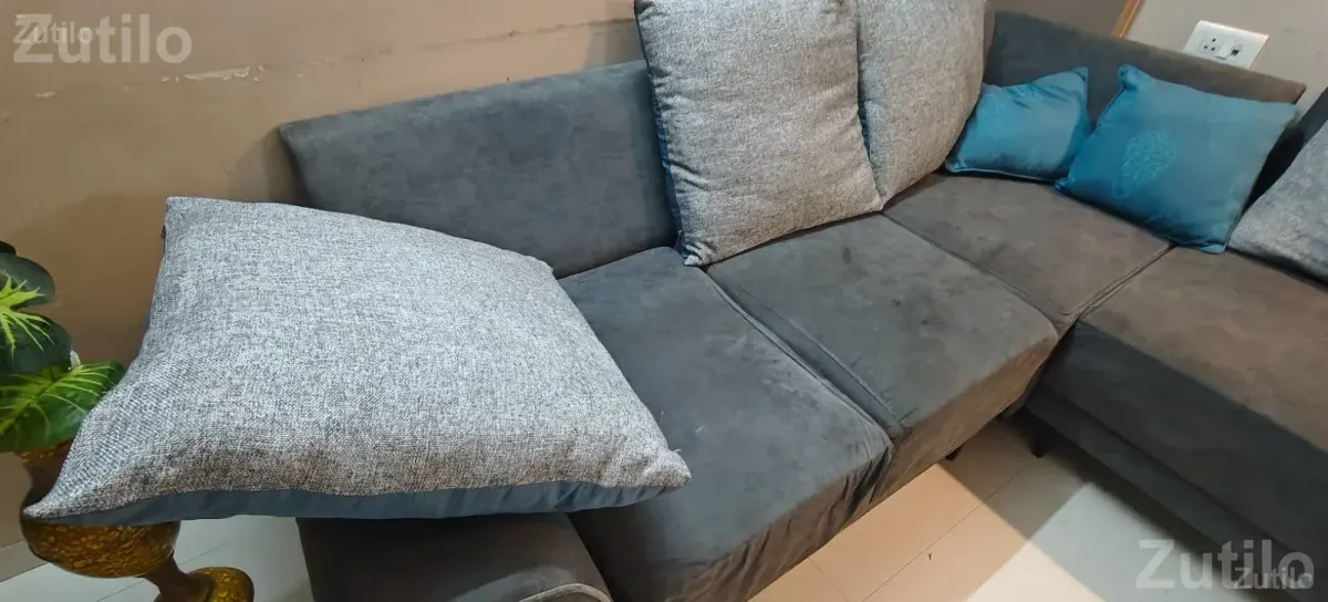 Six seater sofa set L shape, 95inchX105inch - સોફા સેટ - પાદરા - Image 2