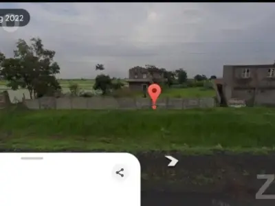 Road Touch Plot with House on Bagodara Highway Road Touch Plot with House on Bagodara Highway