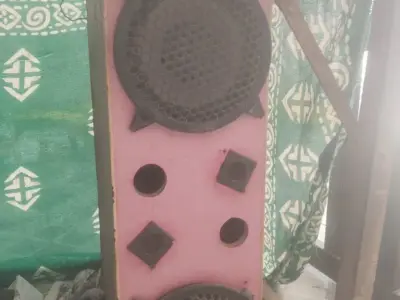 Portable Speaker Cabinet with Amplifier Panel Portable Speaker Cabinet with Amplifier Panel