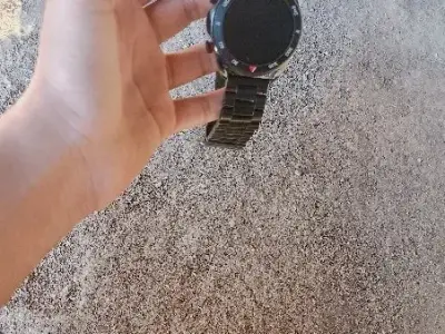 Black Metal Strap Smart Watch Black Metal Strap Smart Watch