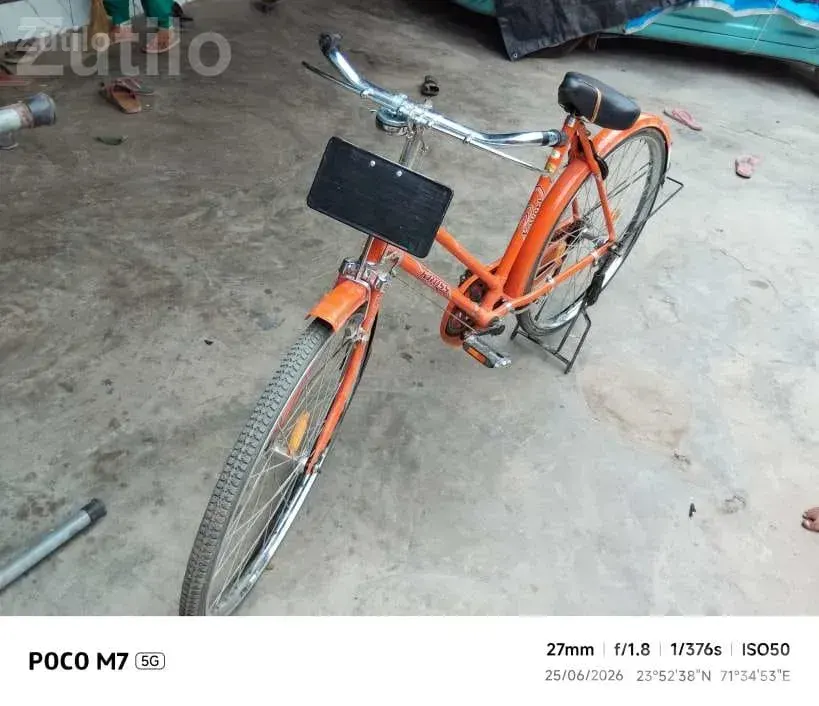Orange Single Speed Roadster Bicycle - સાયકલ - રાધનપુર - Image 3