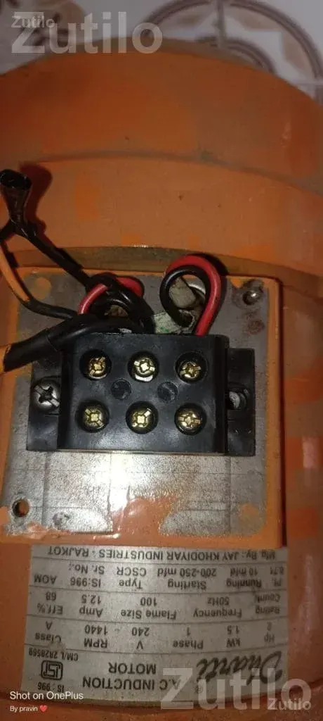 Single Phase Electric Motor for Home Use - પમ્પ અને મોટર્સ - લાલપુર - Image 3