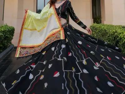 Women’s Chaniya Choli and Sharara Set Women’s Chaniya Choli and Sharara Set