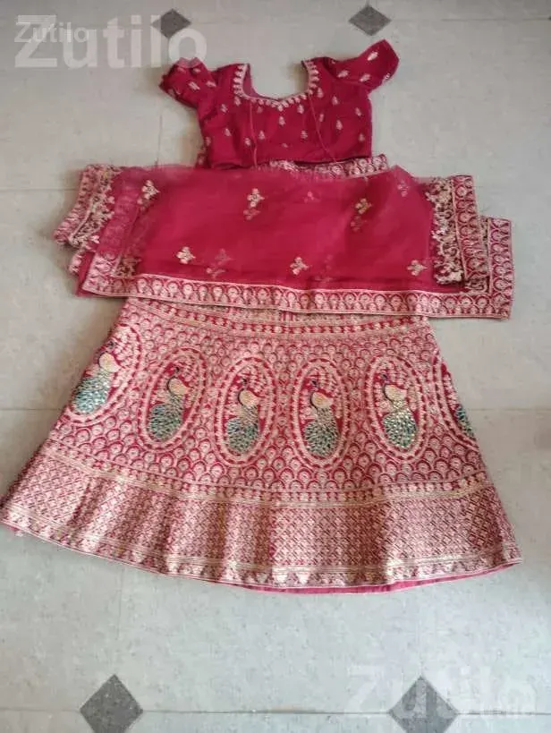 Velvet Choli Lehenga Set with Heavy Work - પરંપરાગત વસ્ત્રો - અંજાર - Image 5