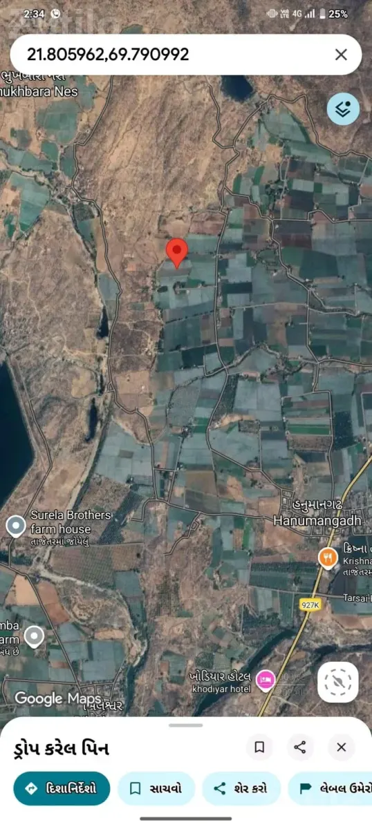 13 Vigha Agricultural Land for Sale - જમીન અને પ્લોટ - પોરબંદર - Image 2