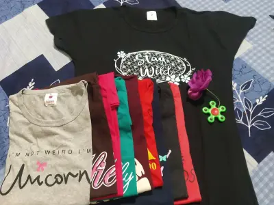 Kids Wear Combo T-Shirts and Night Dress