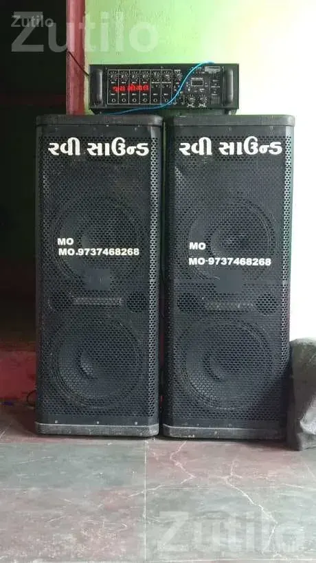 Used Sound System with 2 Speakers and Amplifier - પ્રોગ્રામ માટેની વસ્તુઓ - કોડીનાર - Image 4
