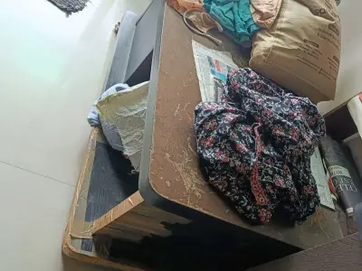 Movable Wooden Table for Home or Office