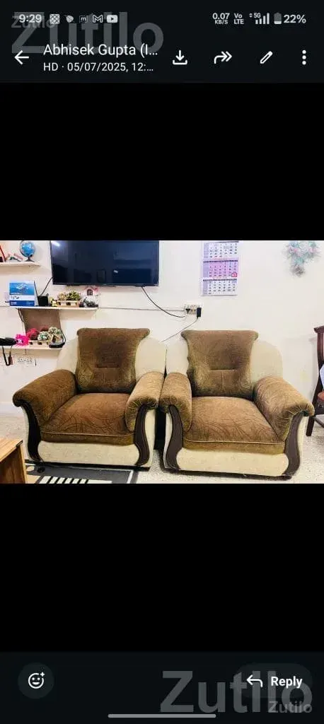Brown Living Room Sofa Set - Sofa Sets - Jasdan - Image 2