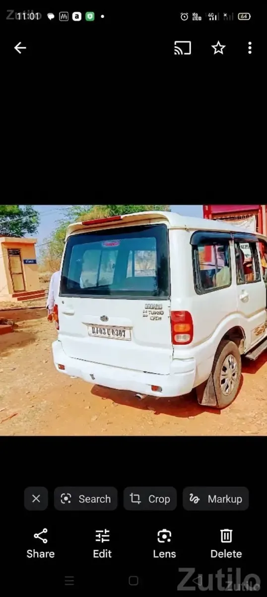 White Mahindra Scorpio SUV - Cars - Malpur - Image 1