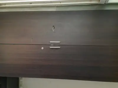 Wooden 7x3 feet wardrobe
