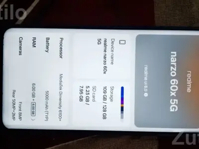 Realme Narzo 60X 5G 6GB 128GB Smartphone