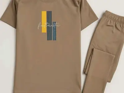Men's T-Shirt and Lower Co-Ord Set Men's T-Shirt and Lower Co-Ord Set