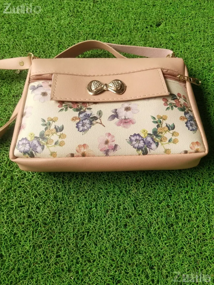 Printed Multi Zip Fashion Bag - Fashion Accessories - Kalol - Image 3