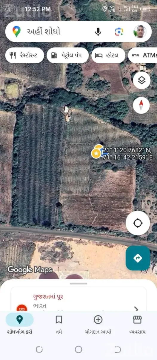 6 Vigha Agricultural Land Near Narmada Canal - જમીન અને પ્લોટ - હળવદ - Image 2