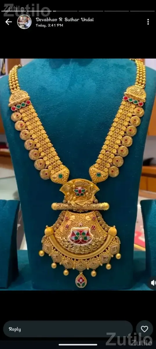 Traditional Necklace Set with Matching Earrings - ફેશન ઍક્સેસરીઝ - સાણંદ - Image 4
