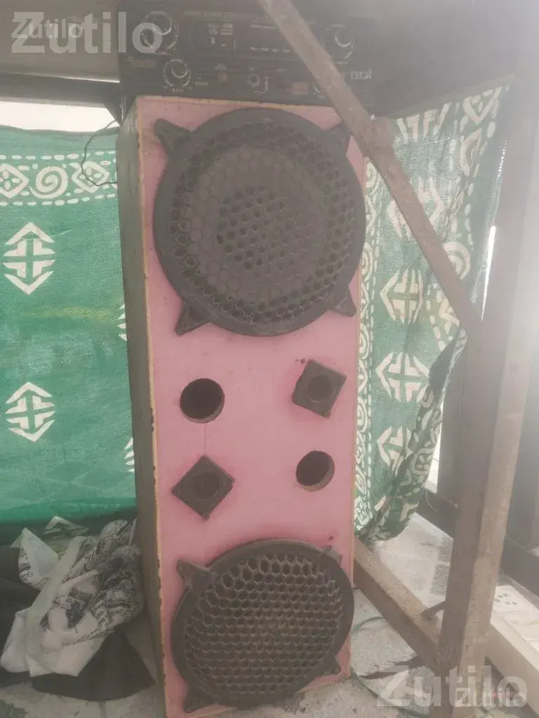Portable Speaker Cabinet with Amplifier Panel - ઇલેક્ટ્રોનિક ઍક્સેસરીઝ - ભાભર - Image 2