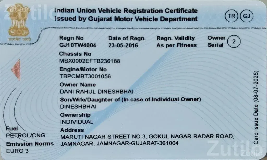 2016 Auto Rickshaw with All Documents - Auto Rickshaws - Jamjodhpur - Image 3