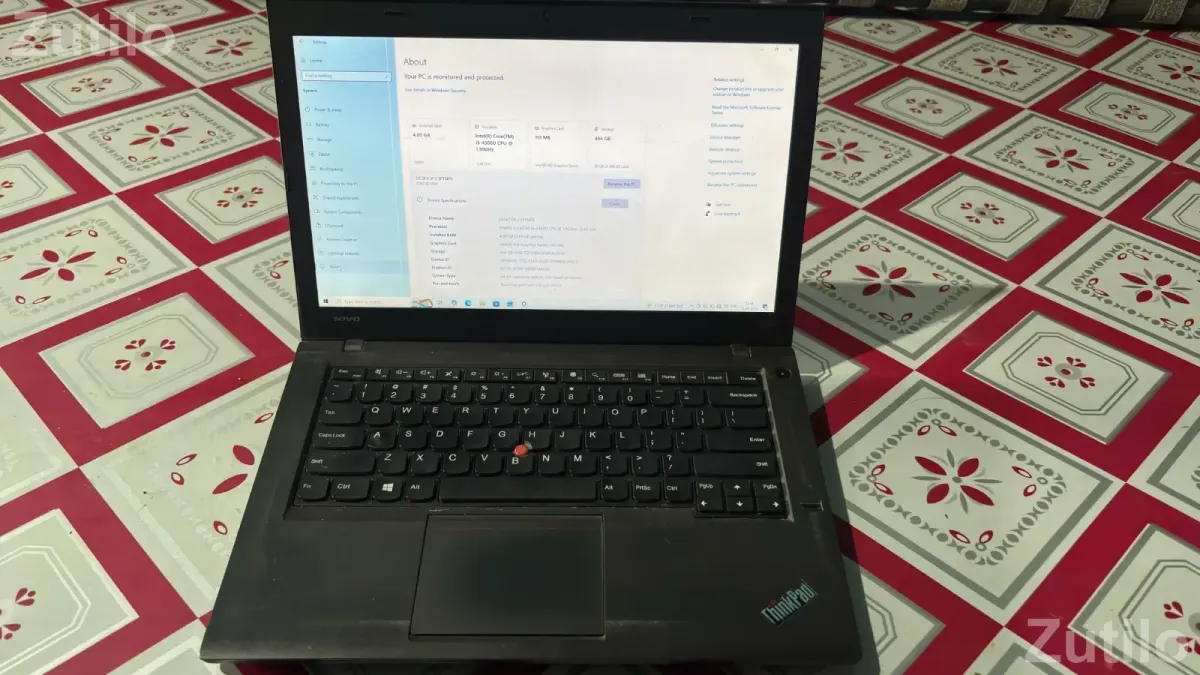 Lenovo thinkpad T440 - લેપટોપ અને કમ્પ્યુટર - વડોદરા શહેર - Image 3