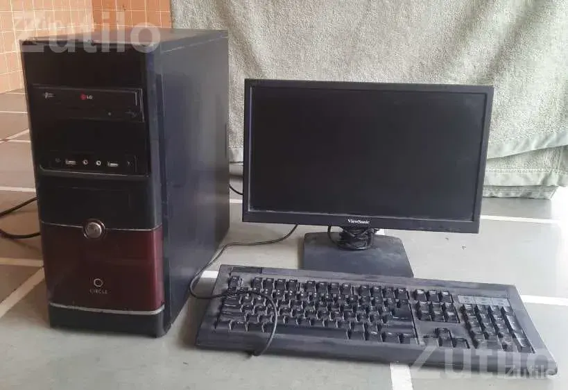 Desktop Computer Set with Monitor and Keyboard - લેપટોપ અને કમ્પ્યુટર - અમદાવાદ શહેર - Image 3