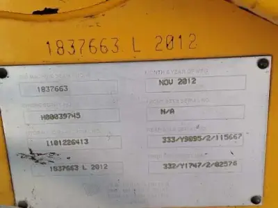 JCB 3DX Backhoe Loader 2012 Model